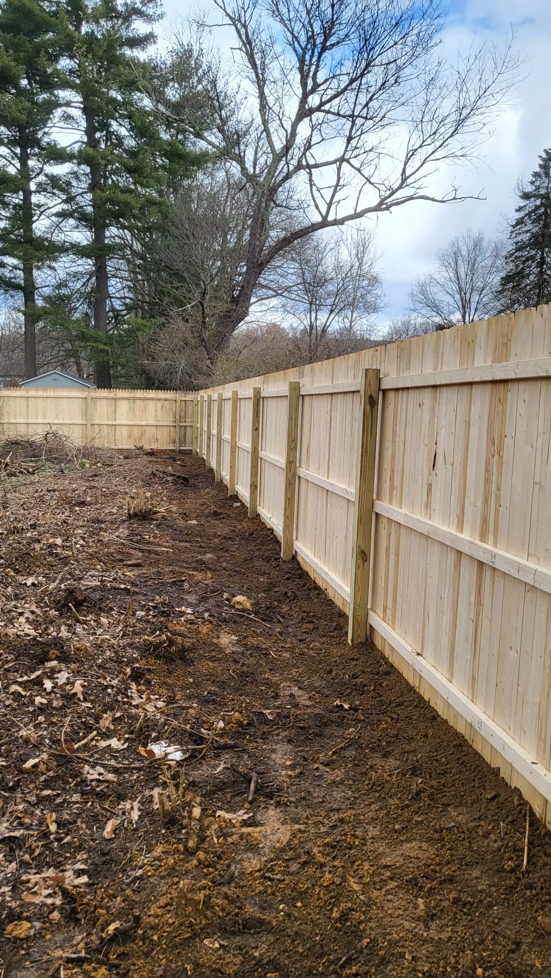 Wood fence installation in Berkeley Heights, NJ