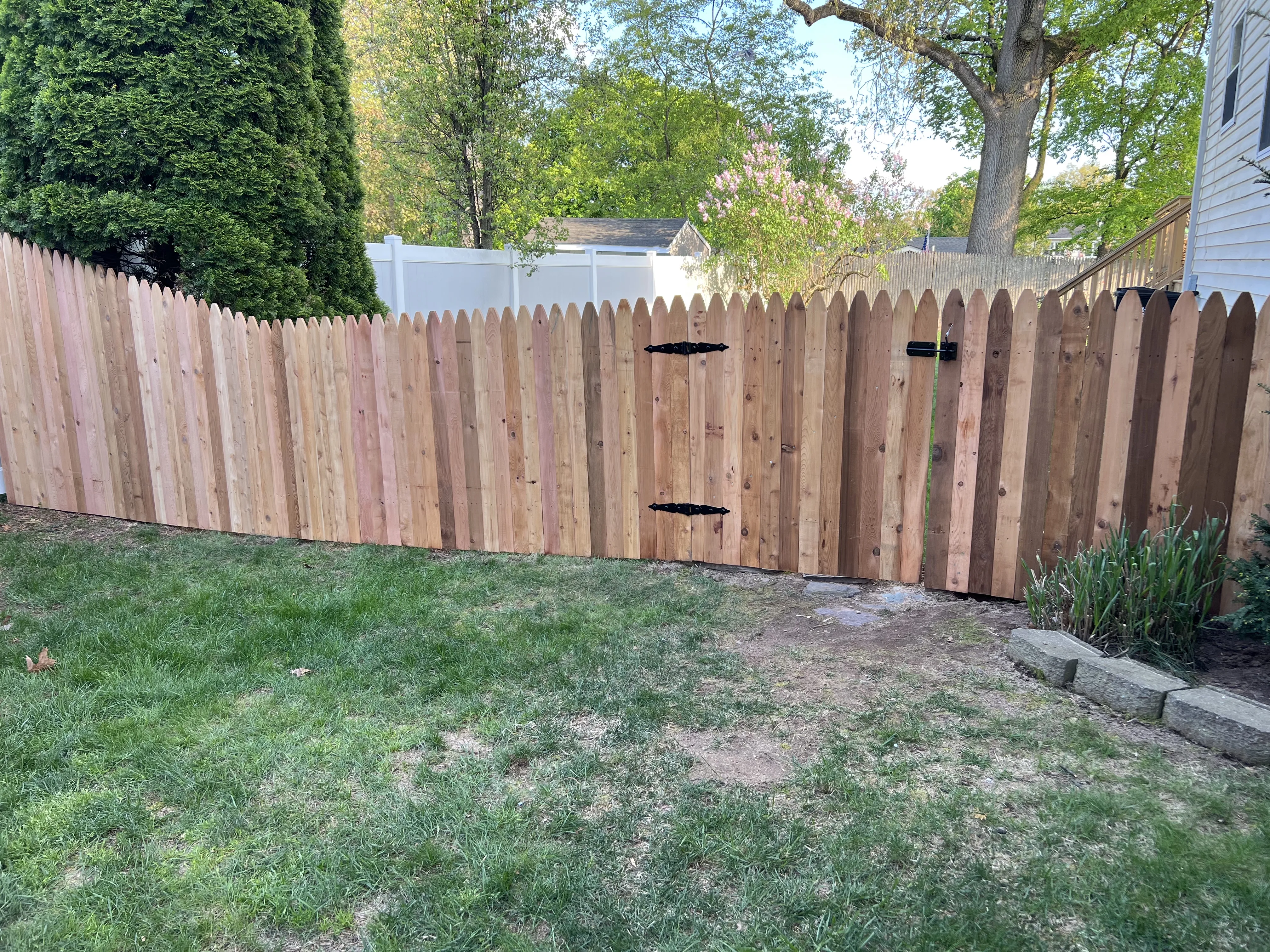 Wood fence installation in Seaside Heights, NJ