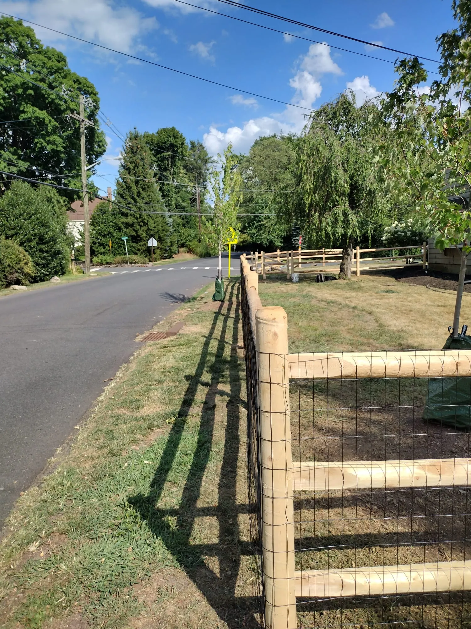 Wood fence installation in Short Hills, NJ